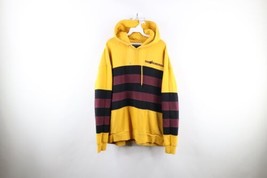 The Hundreds Mens L Distressed Spell Out Striped Heavyweight Hoodie Sweatshirt - £38.89 GBP