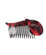 Vintage Bakelite Hair Comb Tested Black and Red 4.5 Inches - €12,98 EUR