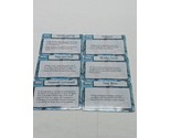 Lot Of (6) Mage Knight 2.0 Unpunched Domain Cards D001-003 D007 D015 D018 - $19.24