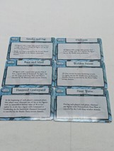 Lot Of (6) Mage Knight 2.0 Unpunched Domain Cards D001-003 D007 D015 D018 - £15.14 GBP
