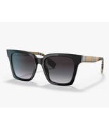 Burberry BE4335 Luxury Black and Plaid Maple Sunglasses - €170,02 EUR