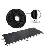 96&#39;&#39; X 38&#39;&#39;Exercise Equipment Mat Mat Pvc Gym Bike Floor Protector Tread... - $59.99