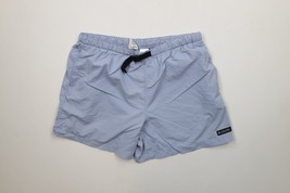 Vintage 90s Columbia Womens XL Spell Out Belted Hiking Shorts Light Blue... - $648.64 MXN