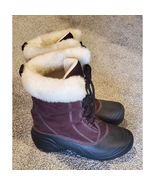 Columbia Techlite Winter Snow Boots Faux Fur Lined -25Deg Brown/Black Wo... - $21.28