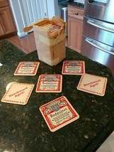 VINTAGE BUDWEISER COASTERS 98 Total! From pack of 100 - Beechwood Aged! - $82.81