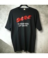 Vintage 90&#39;s D.A.R.E To Keep Kids Off Drugs Shirt Size X-Large Single St... - $51.43