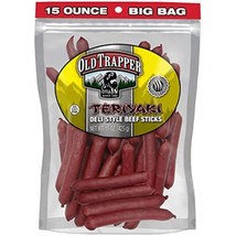 Old Trapper Teriyaki Deli Style All Beef Sticks | 15 Oz Bag - £21.74 GBP