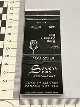 Front Strike Matchbook Covers Seven Seas Restaurant  Panama City FL gmg Unstruck - £9.88 GBP