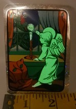 90s Y2k Glow in the Dark Prism Angel Vending Machine Sticker Religious A... - £11.02 GBP