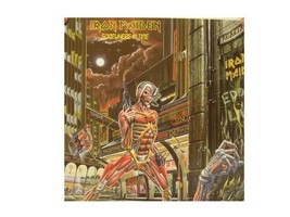 Iron Maiden Poster Somewhere In Time Flat - $89.64