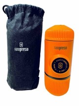 Wacaco Nanopresso Orange Patrol Portable Compact Espresso Travel Maker 18 Bar - £43.91 GBP