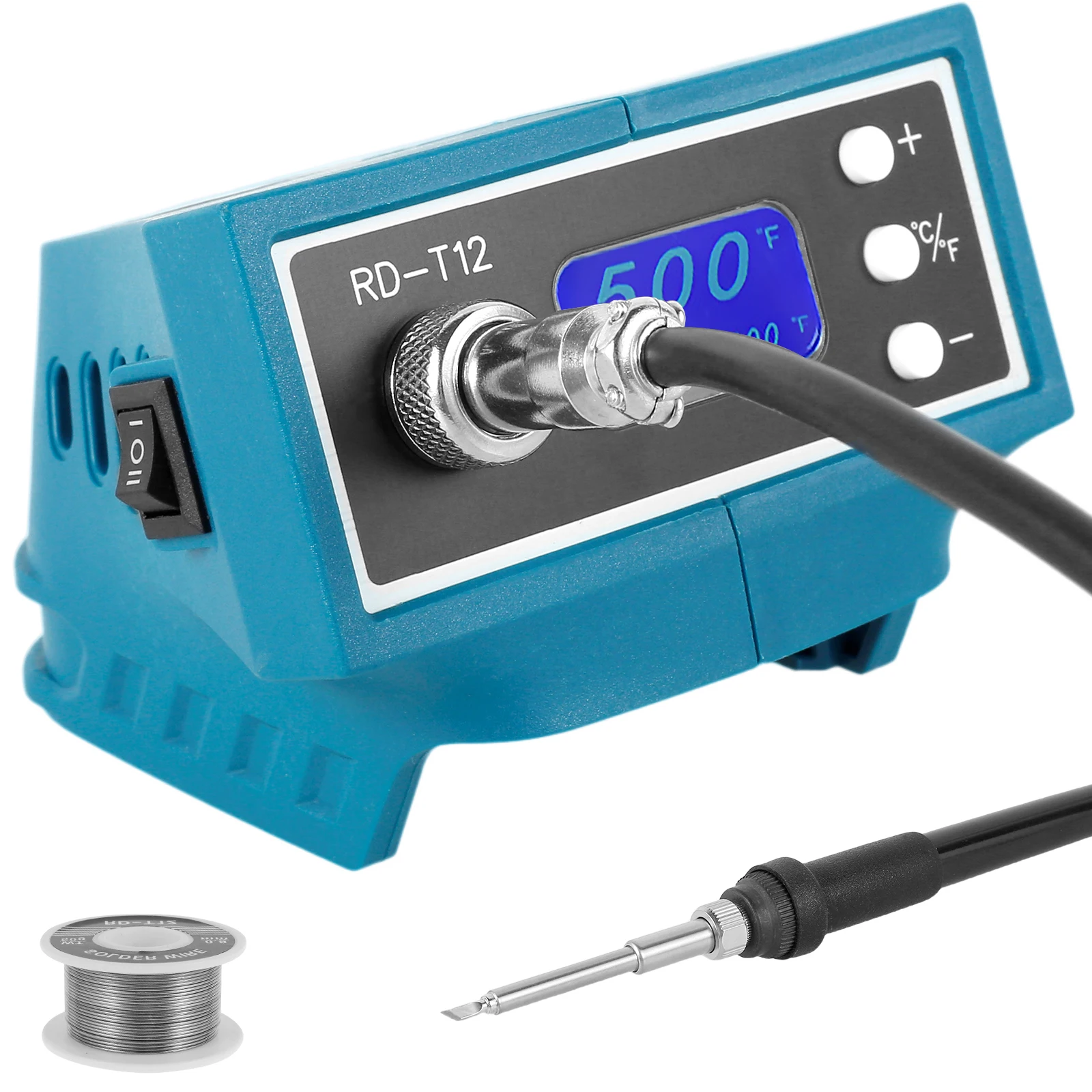 New Cordless Soldering Station 72W LCD Digital Display Soldering  Station 302F-9 - £95.54 GBP