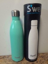 Swell Vacuum Insulated Stainless Steel water Bottle, 25oz  turquoise blue - £20.95 GBP