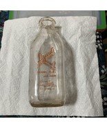 VINTAGE VERY RARE DRESSEL&#39;S DAIRY FARM OLD GLASS MILK BOTTLE MIAMI FL FL... - $247.50