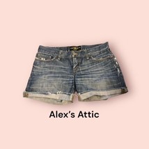 Lucky Brand Jean Shorts, distressed, size 4/27, women’s pre owned - £17.84 GBP