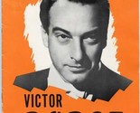 Victor Borge Souvenir Program 1950&#39;s Comedy in Music New York Broadway - £11.05 GBP