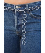 Brandy Melville Silver Star Chain Belt - $39.82 CAD