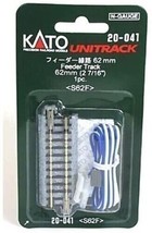 KATO N gauge feeder line 62mm 1 piece 20-041 Model railroad supplies - £9.27 GBP