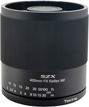 Tokina Szx 400Mm F/8 Reflex Mf Lens For Nikon F, Black - $298.99