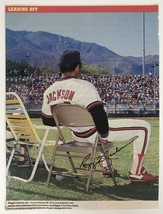 Reggie Jackson Autographed Signed 8.5x11 Magazine Photo - California Angels - $322.49 MXN