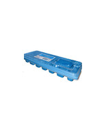 ICE CUBE TRAY w/Cover Turquoise Base/Clear Lid/Blue Line~for Brooth~No S... - £7.69 GBP