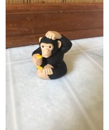 Fisher Price Little People Zoo Circus Monkey with Banana Brown - $12.92