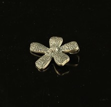 Silpada Hammered Textured Boho Daisy Sterling Flower Pendant - £31.64 GBP