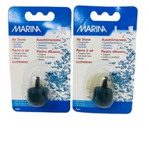 Marina Elite Aqua 7/8&quot; Fizzz Round Aquarium Air Stone  Part # A964 (2 pack) - £3.09 GBP