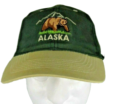 Alaska Bear Mountain Hat Baseball Cap Alaska Shirt Co. Adjustable Strapback - £9.23 GBP