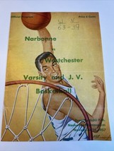 NARBONNE HIGH SCHOOL vs WESTCHESTR HIGH SCHOOL Nov 26. 1957 BASKETBALL P... - $20.44 CAD