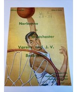 NARBONNE HIGH SCHOOL vs WESTCHESTR HIGH SCHOOL Nov 26. 1957 BASKETBALL P... - $20.44 CAD