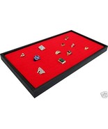 144 RED RING JEWELRY DISPLAY CASE ORGNIZER INSERT NEW - £14.84 GBP
