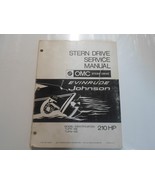 1970 OMC Evinrude Johnson 210 HP Stern Drive Service Manual FACTORY OEM ... - $1,439.41 MXN