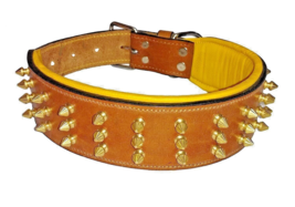 STG Collare per cani in vera pelle per impieghi gravosi con punta XL per... - £32.02 GBP