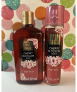 SPA Luxury Cherry Blossom Scent Body Wash 12.5fl/370ml &amp; Body Mist 7fl oz - $17.99