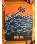 Pearl Jam Poster Silkscreen March 18, 2020 Toronto Ontario Pluralone - $271.85