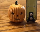 Jack o lantern trick or treat Porcelain Halloween pumpkin, mini dollhous... - $9.89