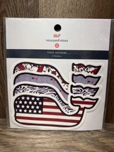 Vineyard Vines for Target - Large Vinyl Whale Stickers 4 pack laptop Luggage Etc - £7.08 GBP