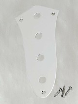 Guitar Control Plate For Fender Jazz Bass 4 Hole Guitar Parts Replacement Silver - £12.45 GBP