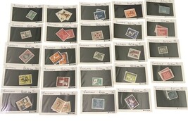 Huge Yugoslavia Stamp Lot Collection 100+ Stamps On Cards Vintage Used image 7