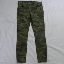 Gap 27 Leggings Green Woodland Camo Stretch Denim Jeans - £11.64 GBP