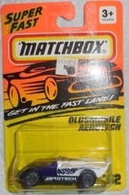 1994 Matchbox Super Fast &quot;Oldsmobile Aerotech #62 Mint On Card - £3.19 GBP