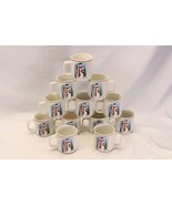 Enchanted Forest Christmas Snowman Cups Mugs Set of 12 Xmas - $859.69 MXN