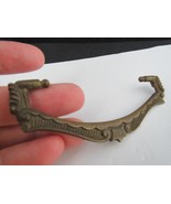 Antique Vintage Brass Drop Pull Bail Handle 3&quot; Repair Desk Dresser - $18.99