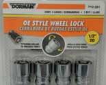 Dorman 712281 Fits Ford Explorer Flex Taurus 4x 1/2-20 Wheel Lock Set w ... - £19.04 GBP