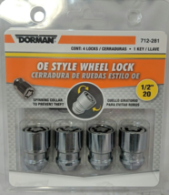 Dorman 712281 Fits Ford Explorer Flex Taurus 4x 1/2-20 Wheel Lock Set w ... - $24.27