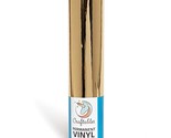 Chrome Gold Gloss Permanent Adhesive Craft Vinyl Roll 12&quot; X 10&#39; | Vinyl ... - £19.69 GBP