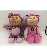 Cabbage Patch 2 Kids Doll Bundles Pink Dressed As Animal Leopard And But... - £9.23 GBP