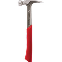 Milwaukee 48-22-9022 22-Oz Milled Face Straight Claw Framing Hammer - £51.10 GBP