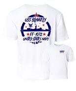 USS BLAKELY FF-1072  Performance T-Shirt.  US NAVY - €19,89 EUR+
